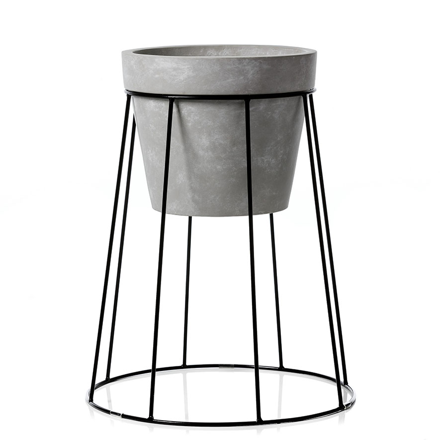 Norsk Plant Stand Grey & Black Adairs