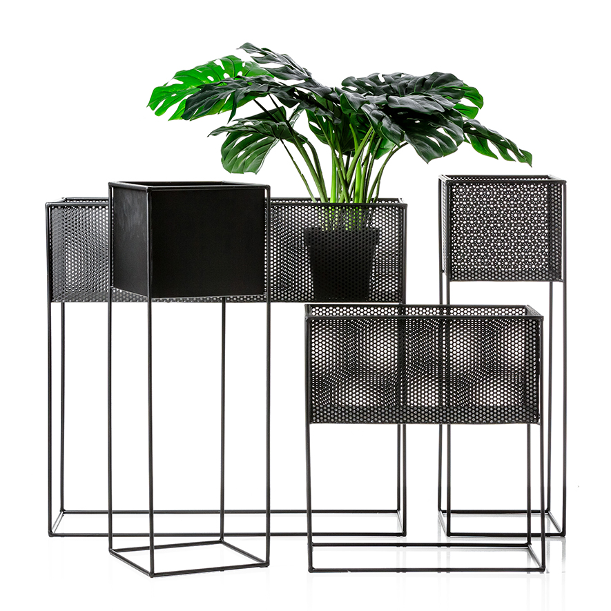 Oscar Plant Stand Solid Black Adairs