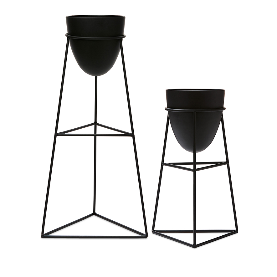 Madison Black Plant Stand Adairs