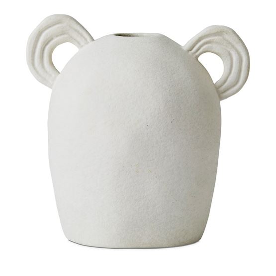 Amphora Thick Circle White Vase 