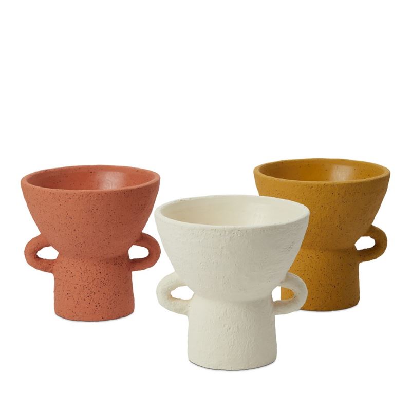 Eos Rings Clay Vase