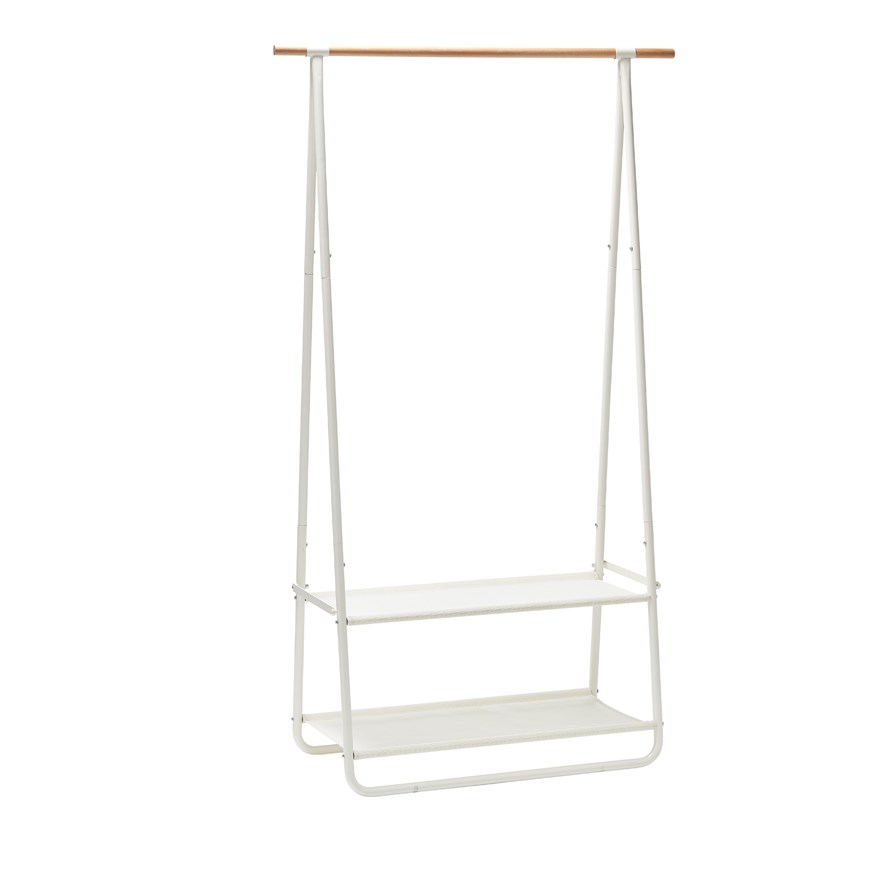 Hamilton Storage Range Garment Rack White Adairs