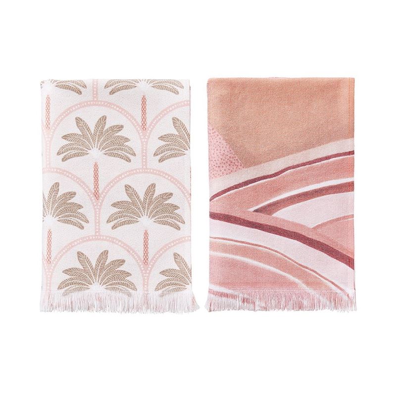 Karina Jambrak Sunlit Oasis & Riad Palm Tea Towels 2 Pack