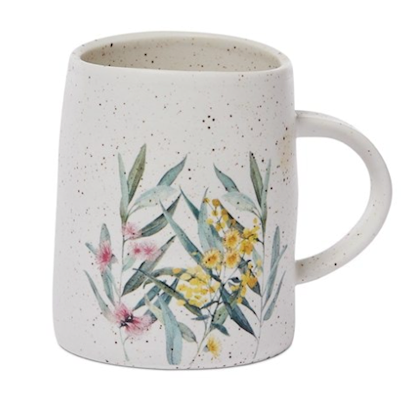 Spring Botanical Wattle Mug