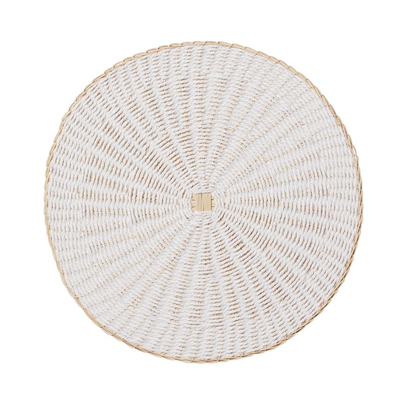 Lattice Placemats Pack of 2 White