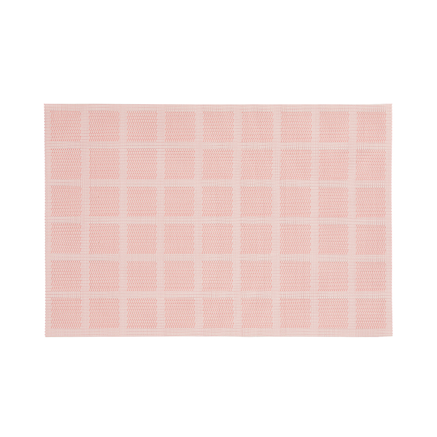 Home Republic Chequered Placemats Pack of 4 Pink Adairs