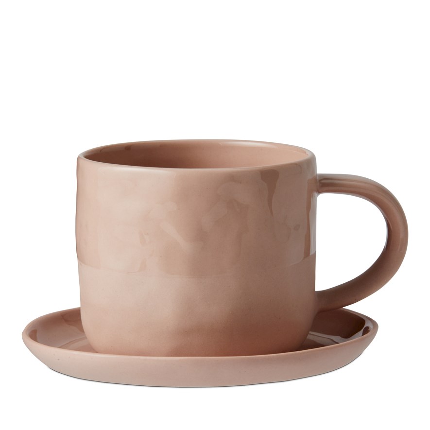 Home Republic Berlin Collection Pink Mug & Saucer Adairs