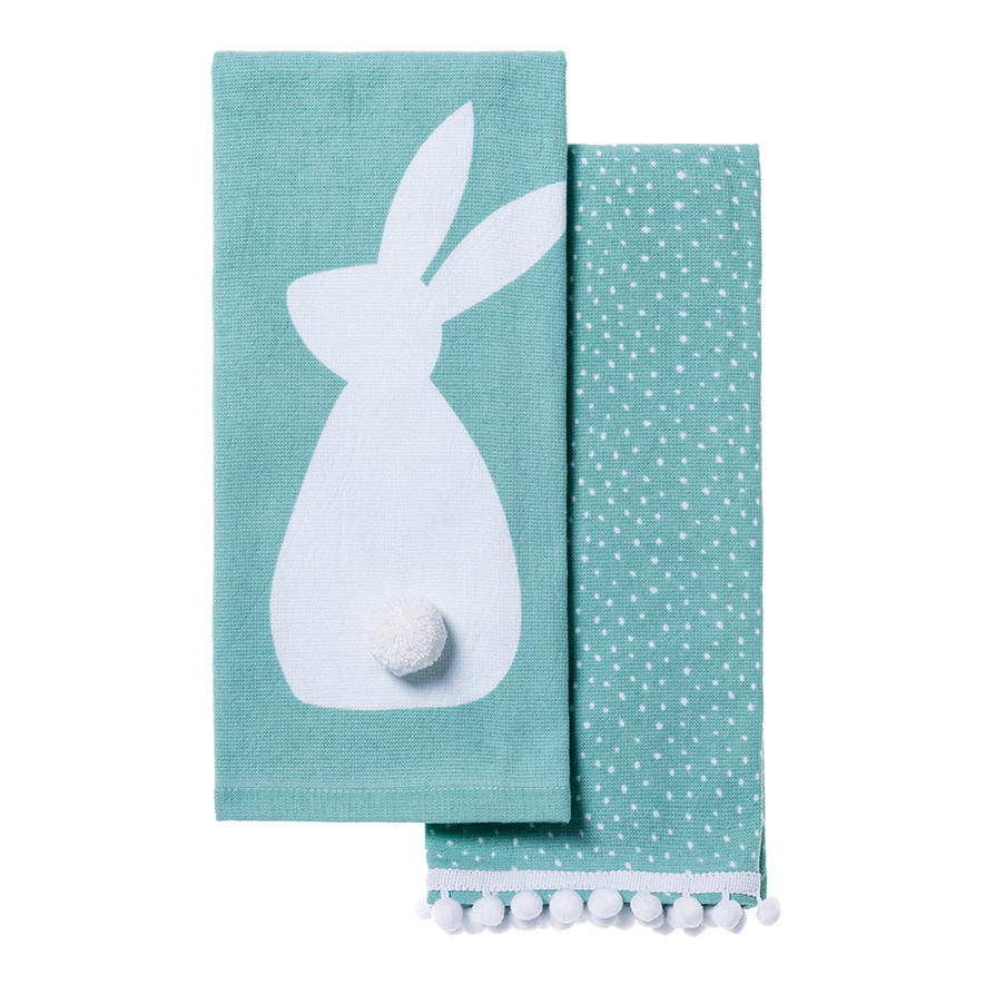Mercer + Reid Easter Tea Towels Pack of 2 Mint Adairs