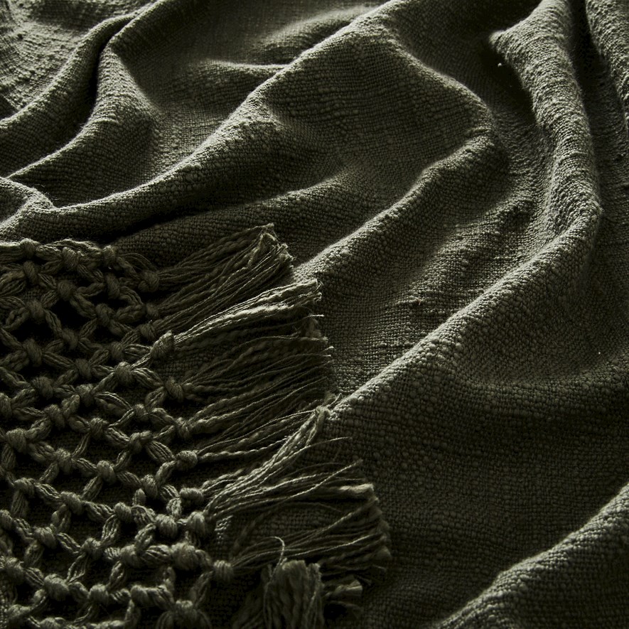 Macrame Pine Knot Throw Adairs