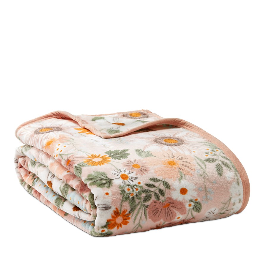 Ultrasoft Molly Floral Blanket Adairs