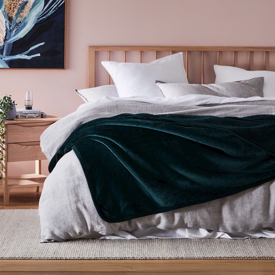 Sherpa Forest Throw Adairs