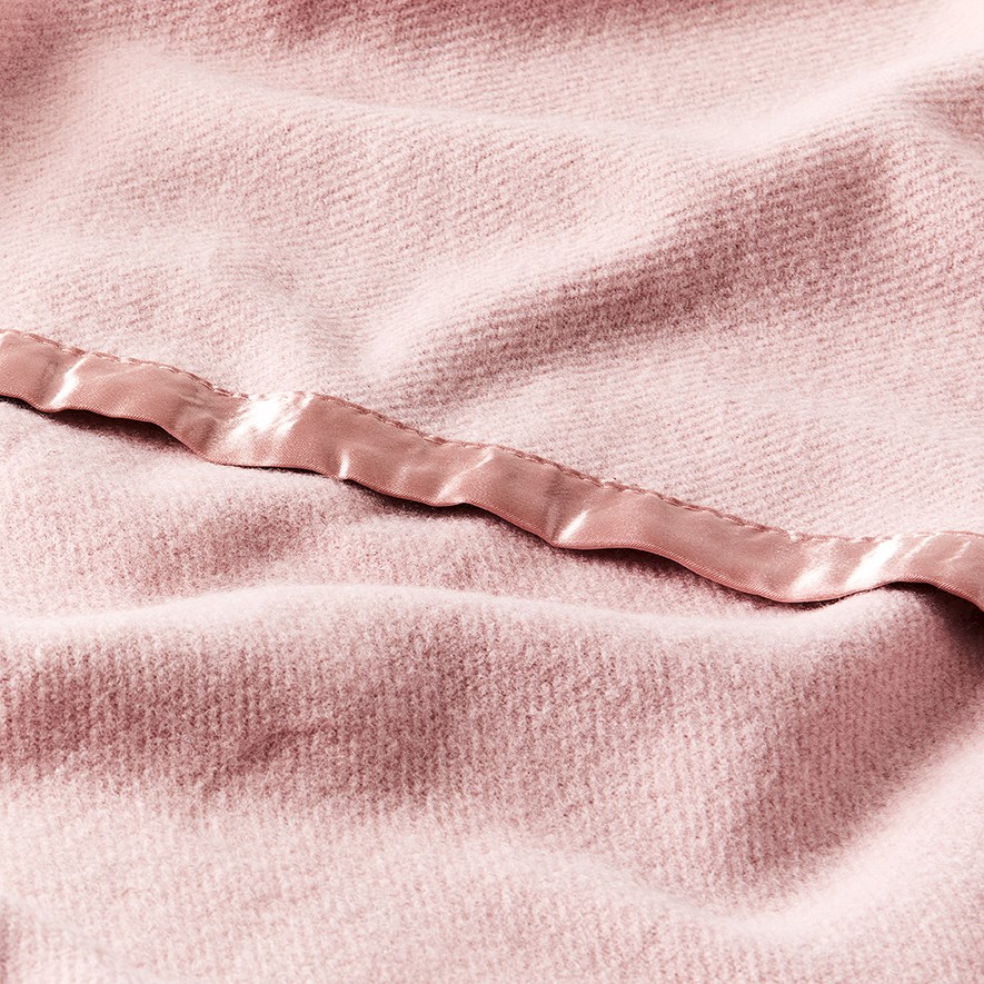 Bamboo Rose Wool Blanket Adairs