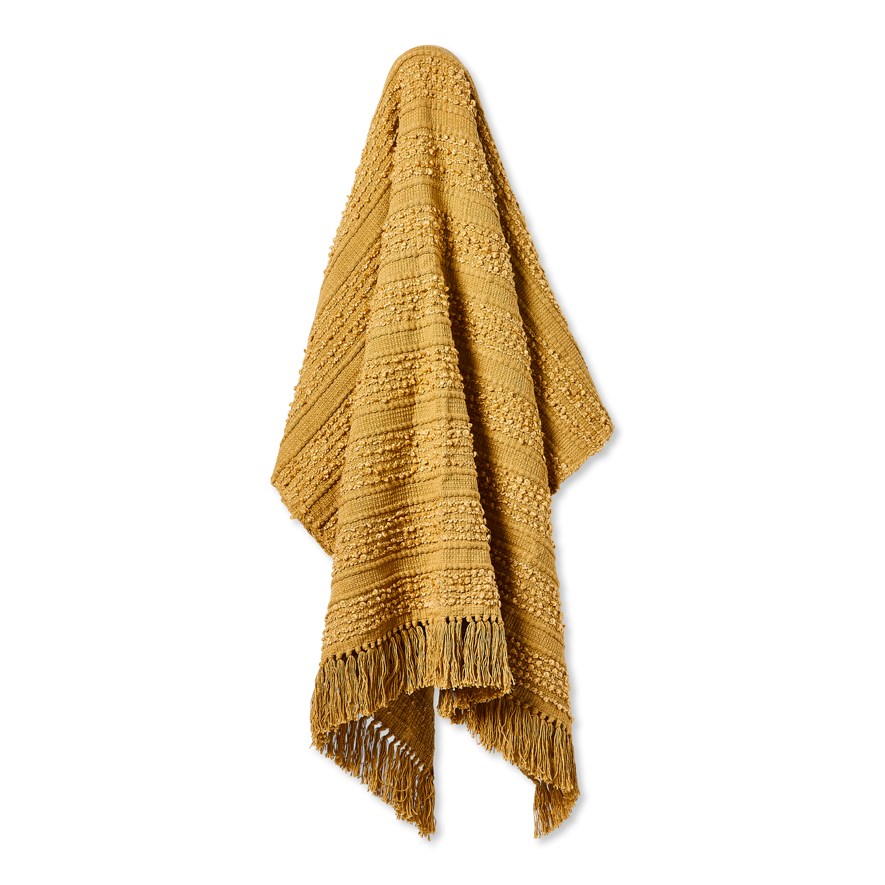 Somerset Mustard Throw Adairs