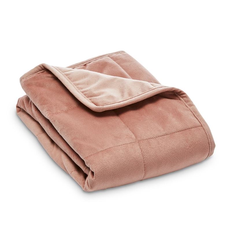 Dusty Pink 2kg Weighted Lap Throw