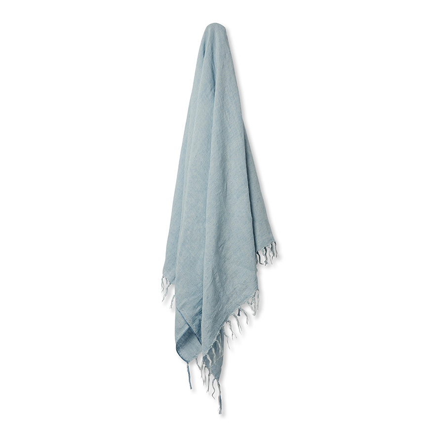 Malmo Linen Sky Throw Adairs