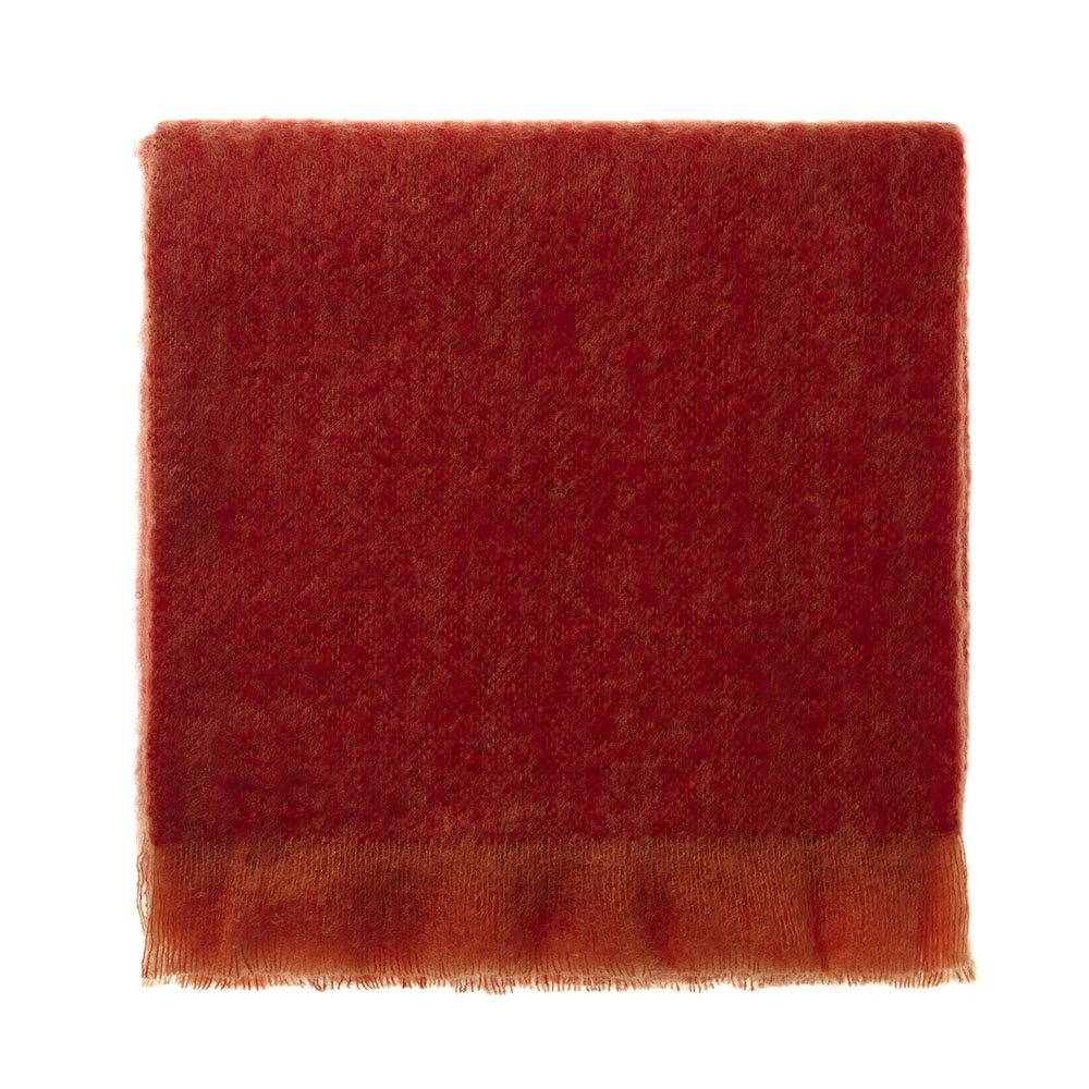 Mohair Papaya Throw Adairs