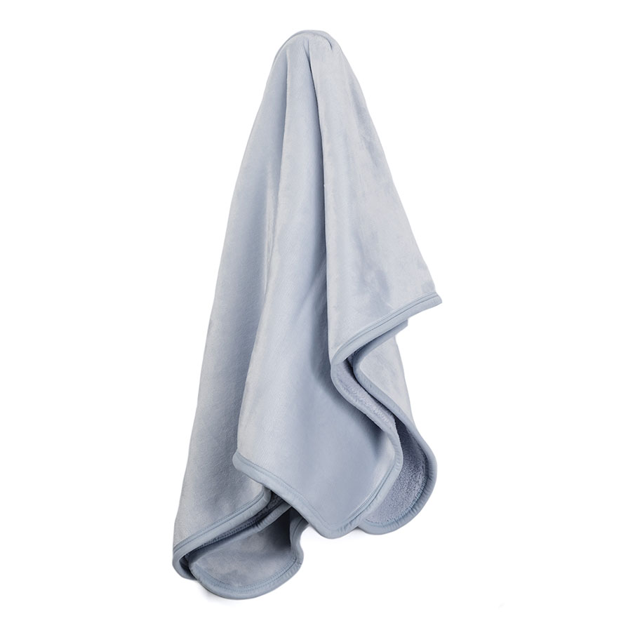 Sherpa Pale Blue Throw Adairs