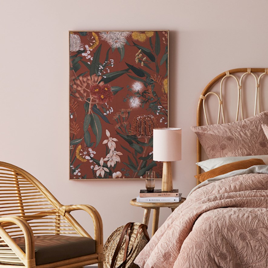 Native Etched Desert Sand Grevillea Wall Art Adairs