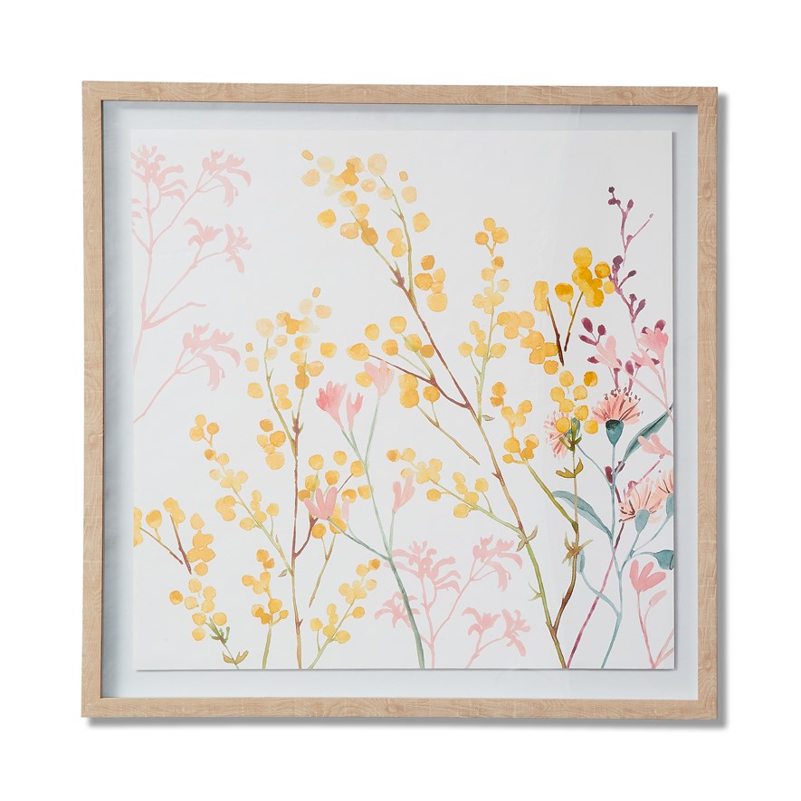 Native Garden Saffron Kangaroo Paw Wall Art Adairs