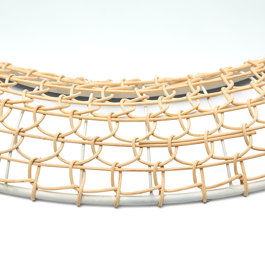 Woven Mirror 81cm Natural Rattan Round Adairs