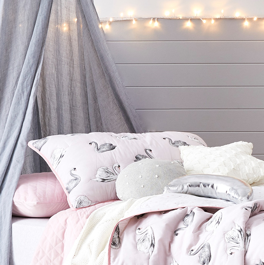 Odette Coverlet Range Pink Adairs