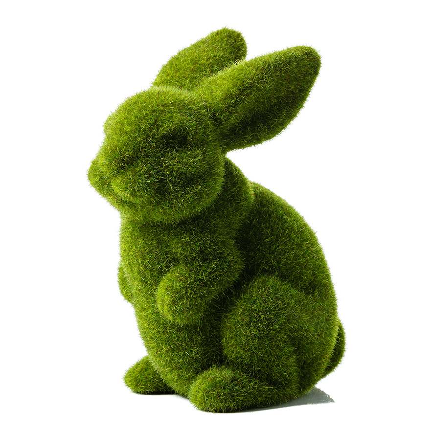 Juno Moss Rabbit Standing | Adairs