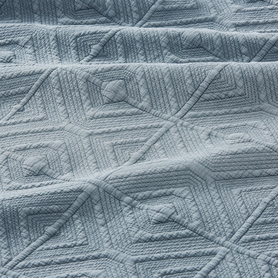 Stonewash Blue Blanket Adairs