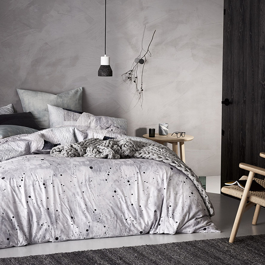 Morrison Quilted Quilt Cover Sky Grey Adairs