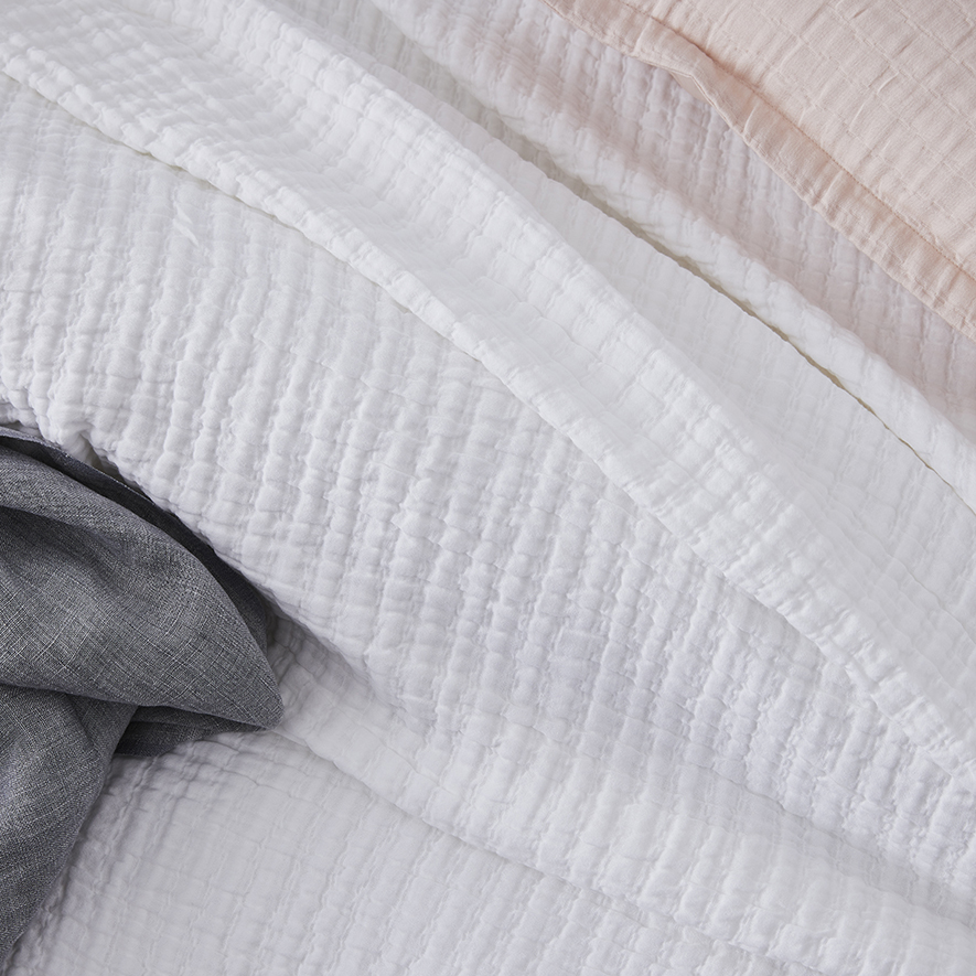 Loft White Coverlet Adairs