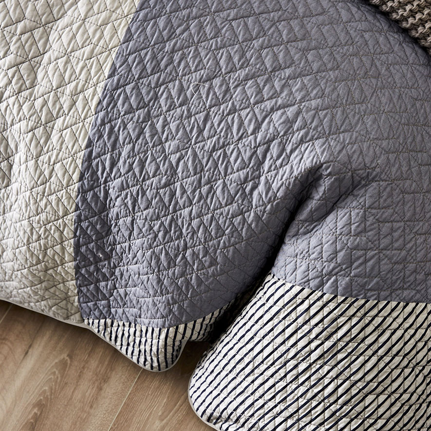 Phoenix Quilted Quilt Cover Sky Adairs