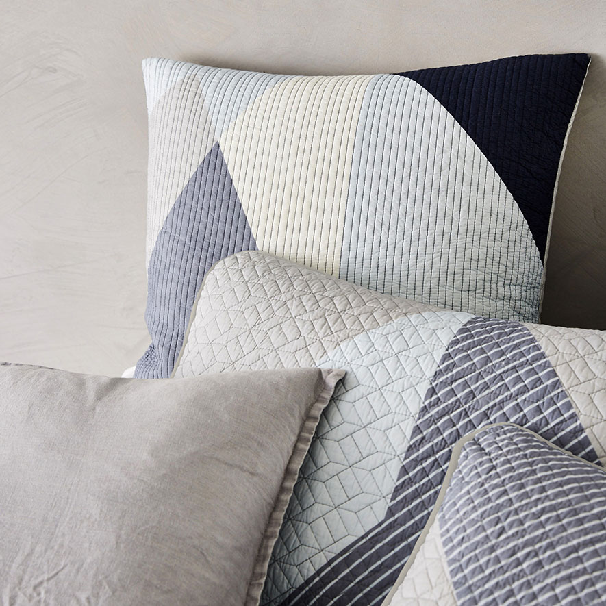 Phoenix Quilted Quilt Cover Sky Adairs