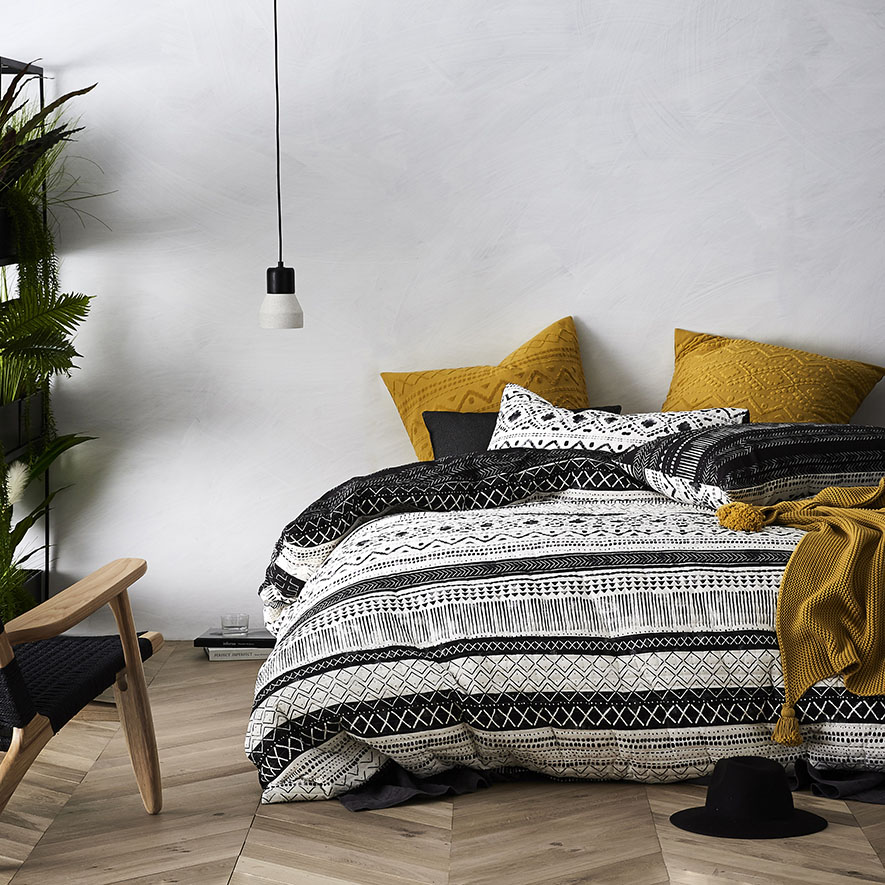 Imani Quilted Natural Quilt Cover Adairs