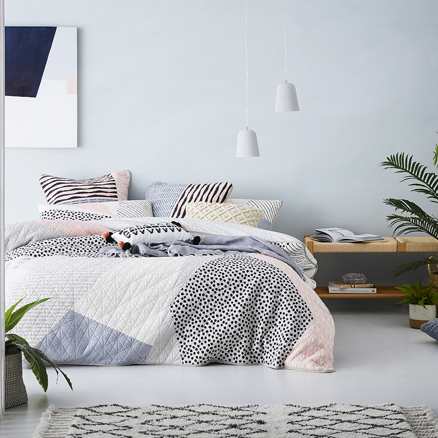 Solstice Quilted Quilt Cover Adairs