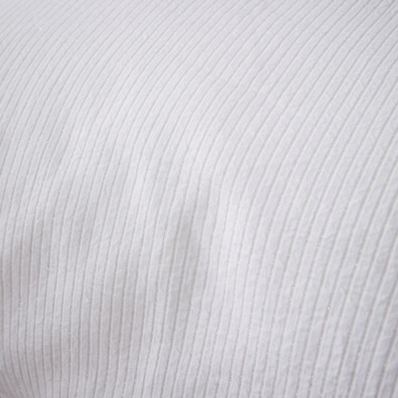European Collection Shimmer Quilt Cover White