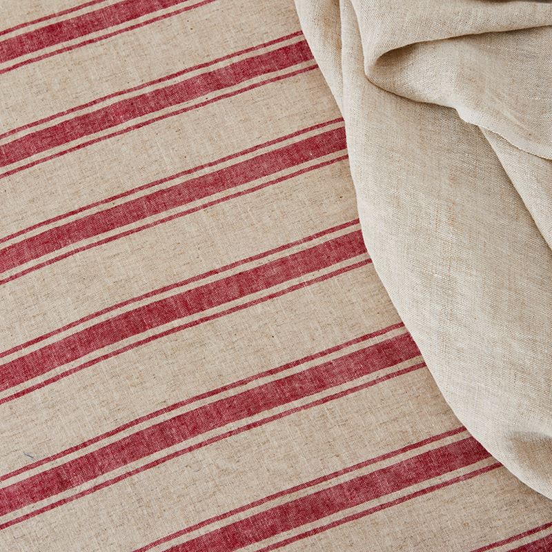 Harbour Stripe Quilt Cover Set Red