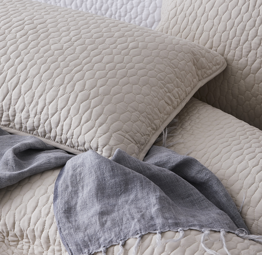 Jerome Quilted Quilt Cover Linen Adairs