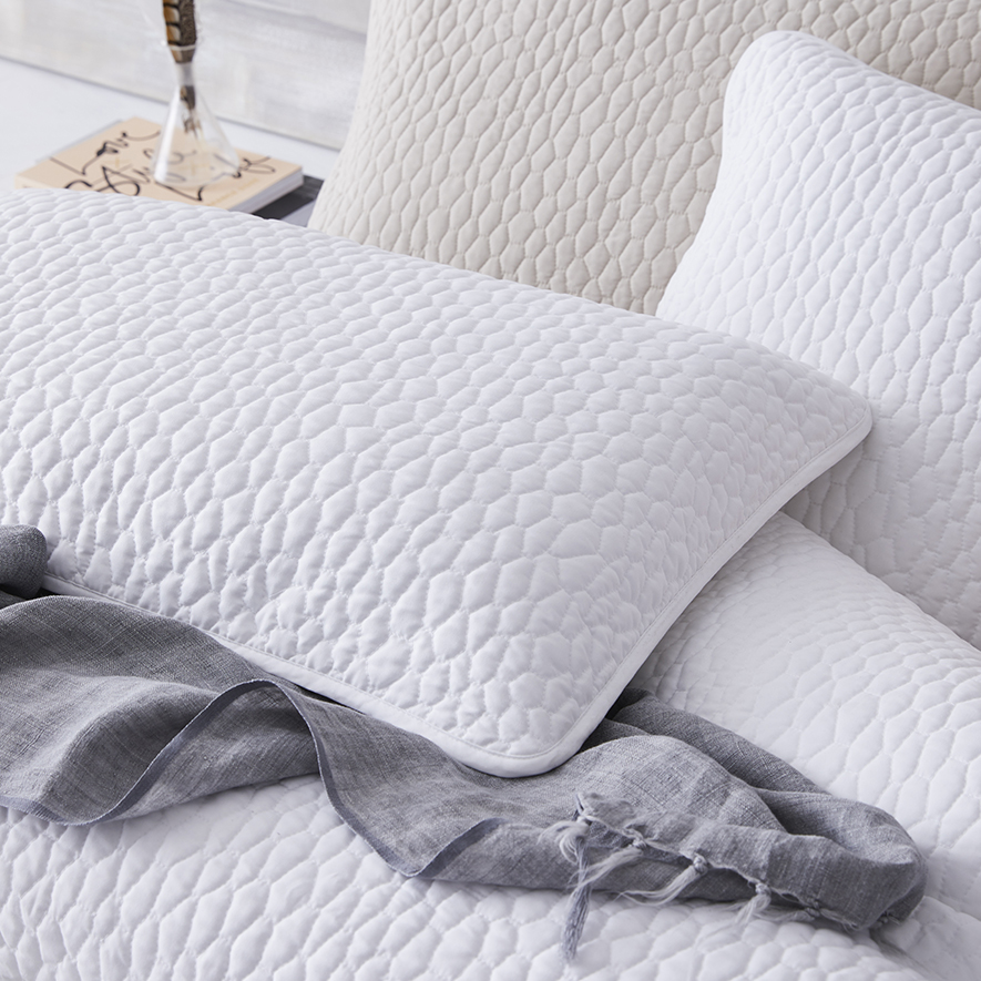 Jerome Quilted Quilt Cover White Adairs