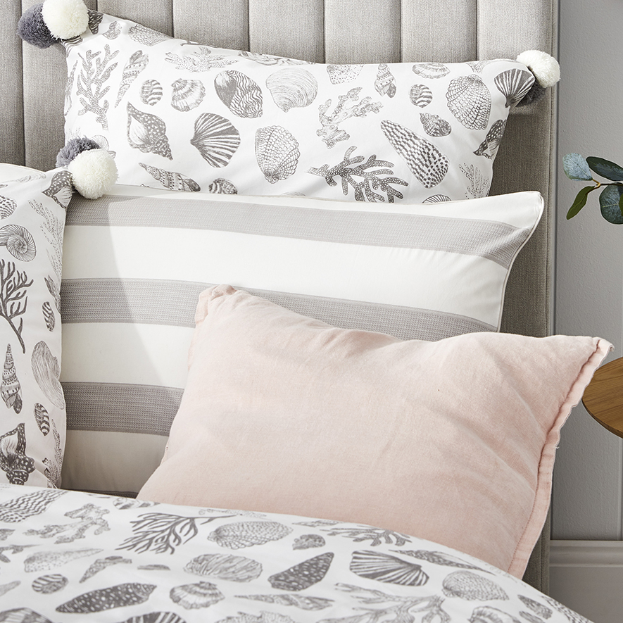 Shelly Beach Quilt Cover Set Stone Adairs