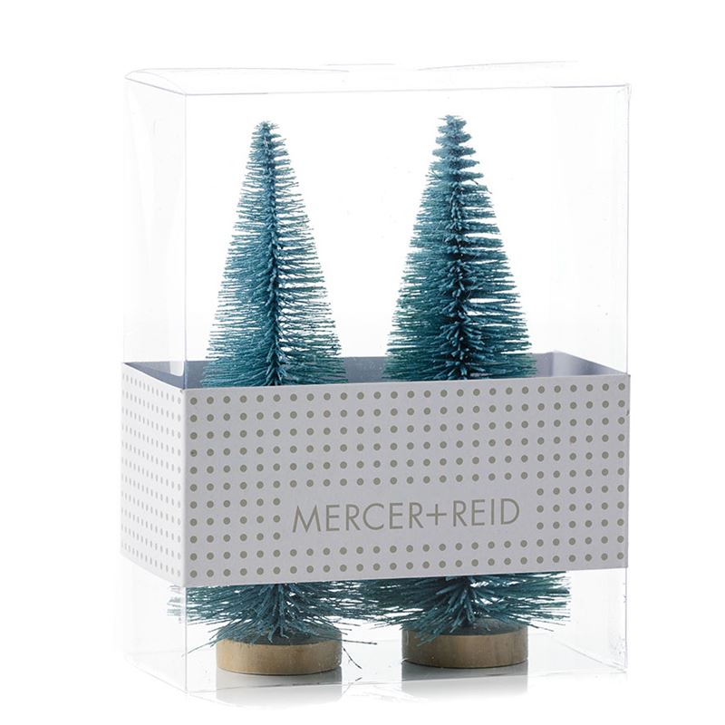 Sage Frosted Pine Table Tree Decoration