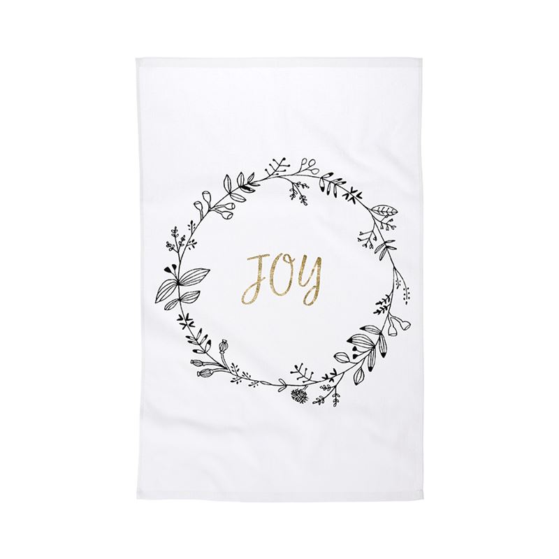 Christmas Tea Towels 'Joy to the World' Pack of 2