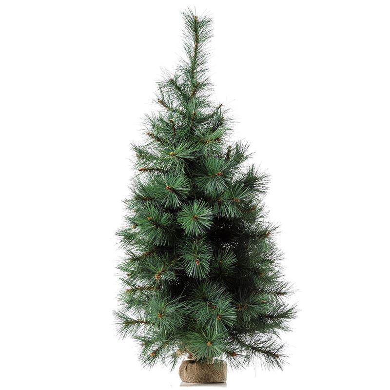 Burlap Christmas Tree Green 3.5ft