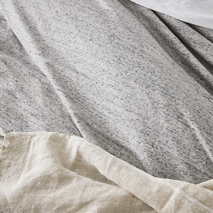 Ultra Soft Jersey Quilt Cover Dark Marble Adairs