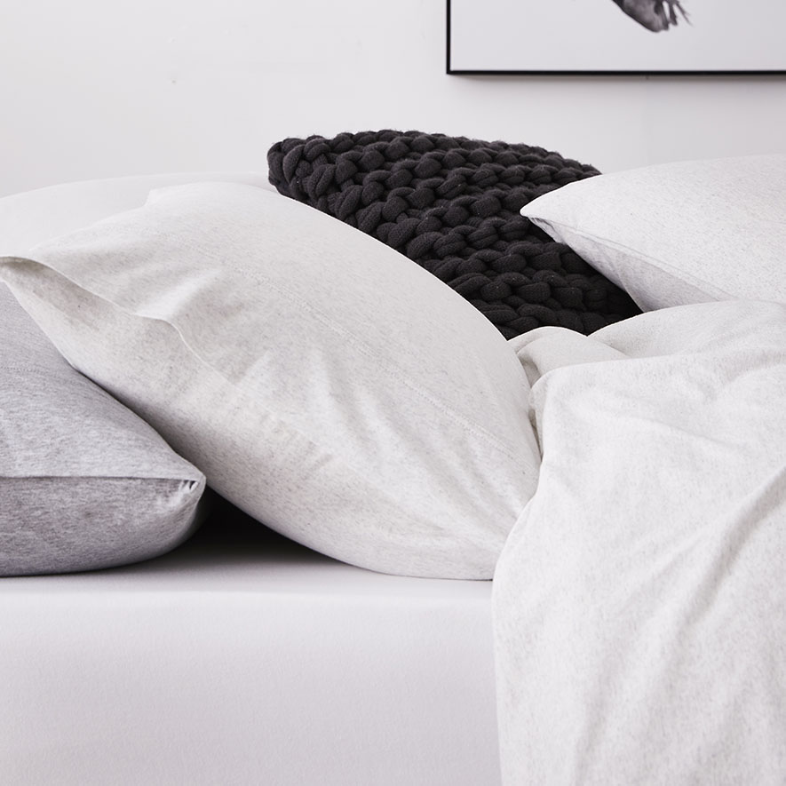 Ultra Soft Jersey Quilt Cover Marble Adairs