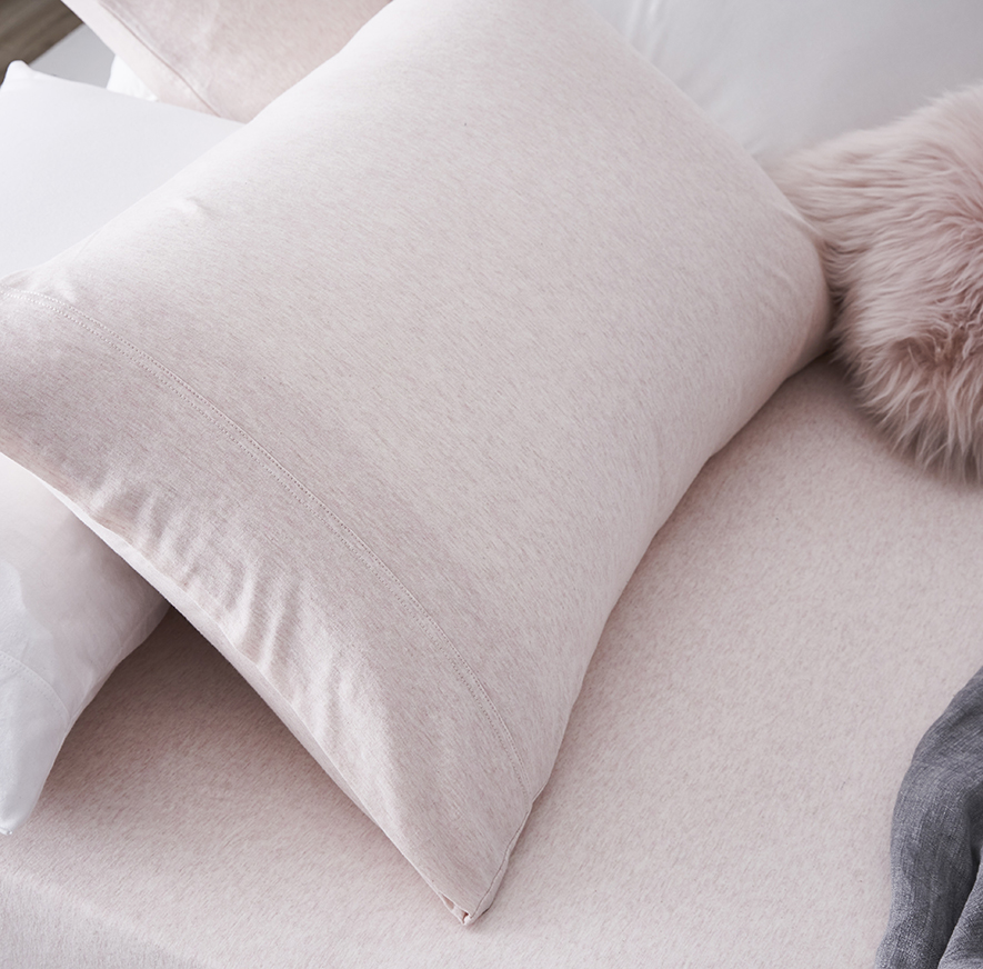 Ultra Soft Jersey Quilt Cover Pink Marble Adairs